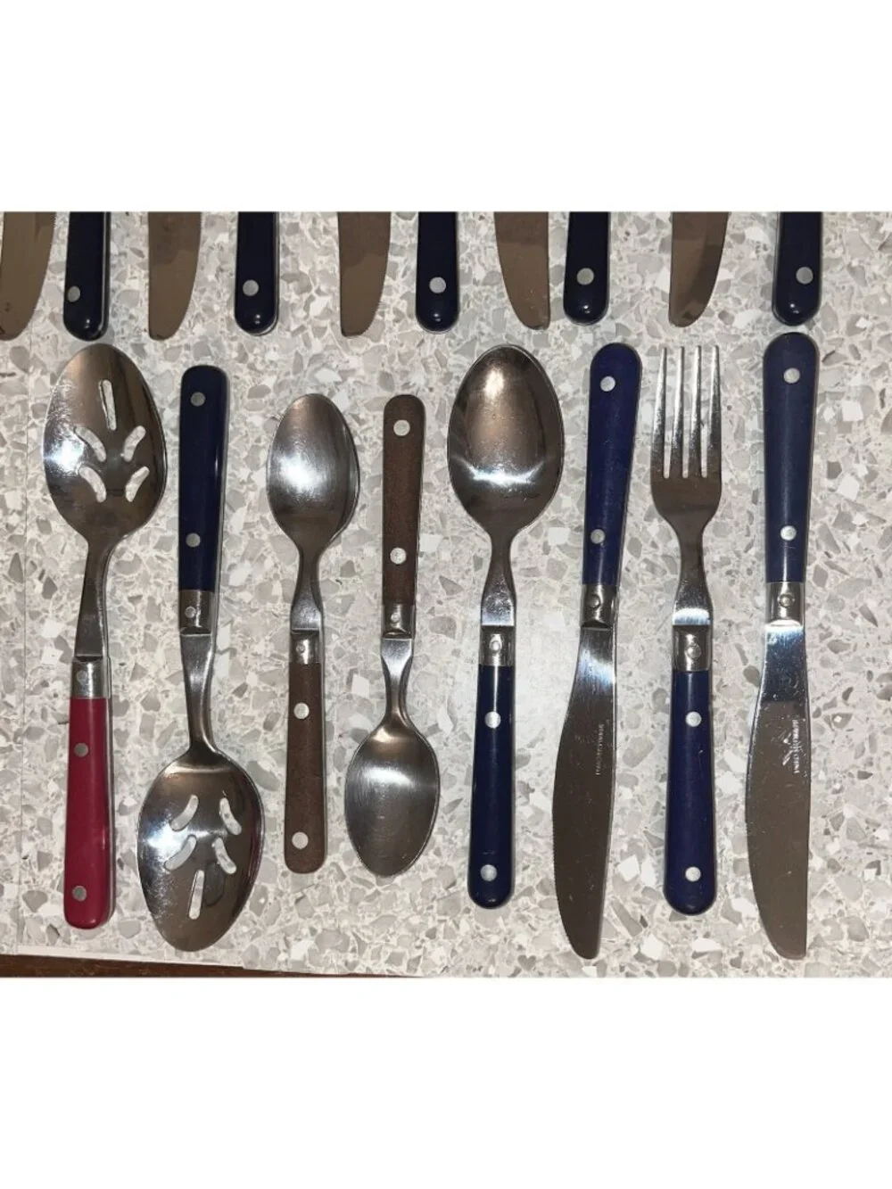 WF Washington Forge & Other Brands Stainless Riveted Flatware Mixed Lot 38 pc